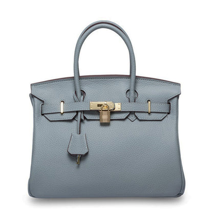 Women's First Layer Cowhide Genuine Leather Portable Handbags