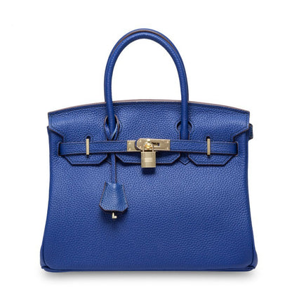 Women's First Layer Cowhide Genuine Leather Portable Handbags