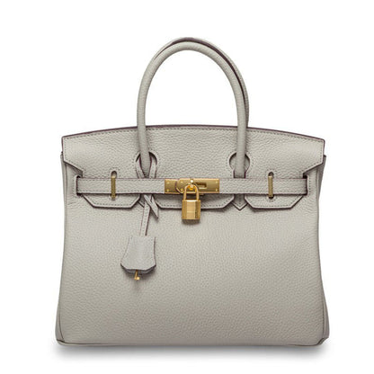 Women's First Layer Cowhide Genuine Leather Portable Handbags