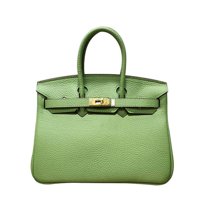 Women's First Layer Cowhide Genuine Leather Portable Handbags