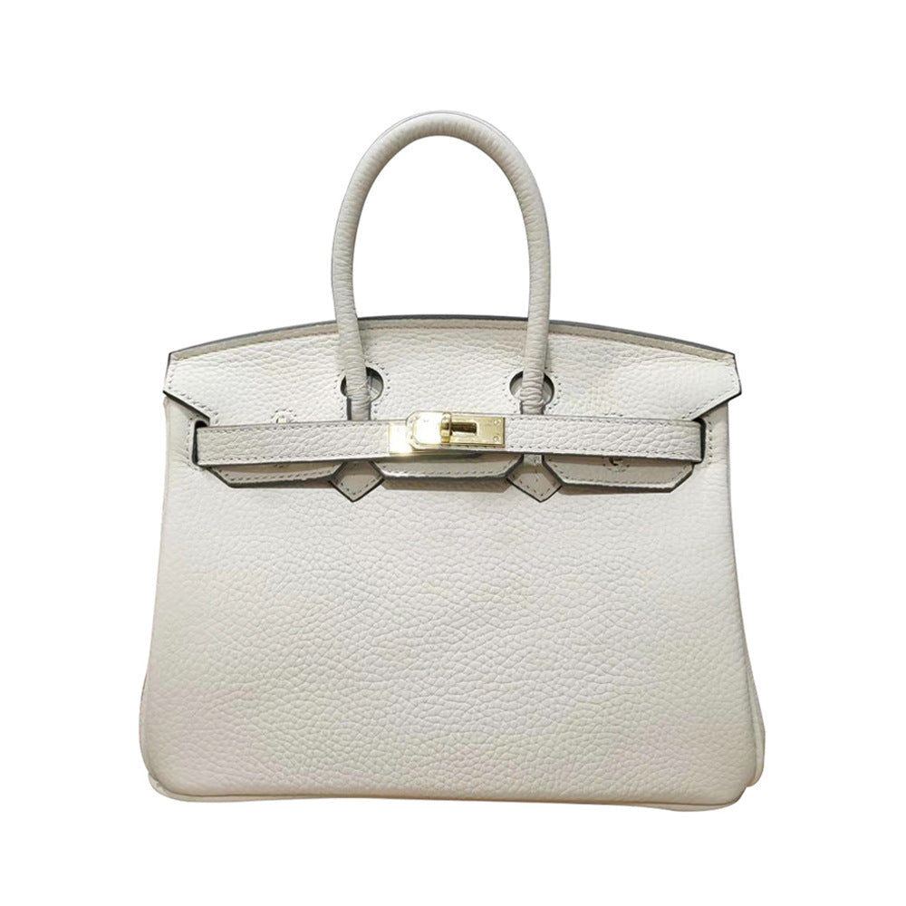 Women's First Layer Cowhide Genuine Leather Portable Handbags