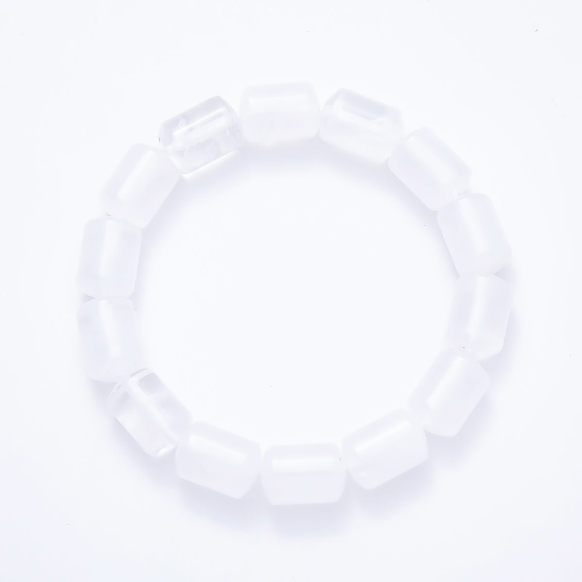 16K Gold Filled 10mm Clear Quartz, Amethyst, Aventurine, Rose Quartz, Tiger Eye Tube Gemstone Stretch Bracelet | WA-02243 ~ WA-02296