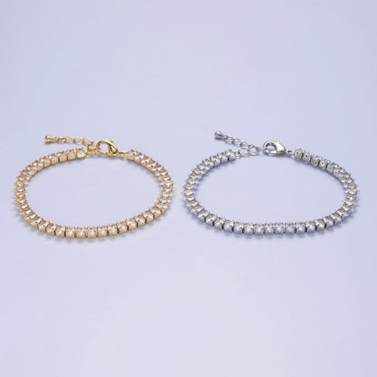 7" Marquise Tennis Chain Bracelet | WA-905