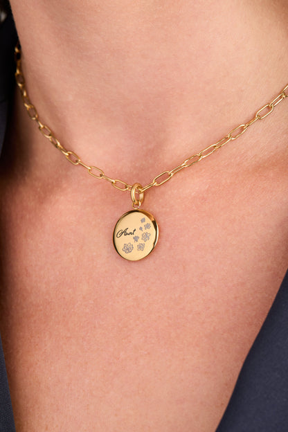 Paperclip Charm & Layering Necklace